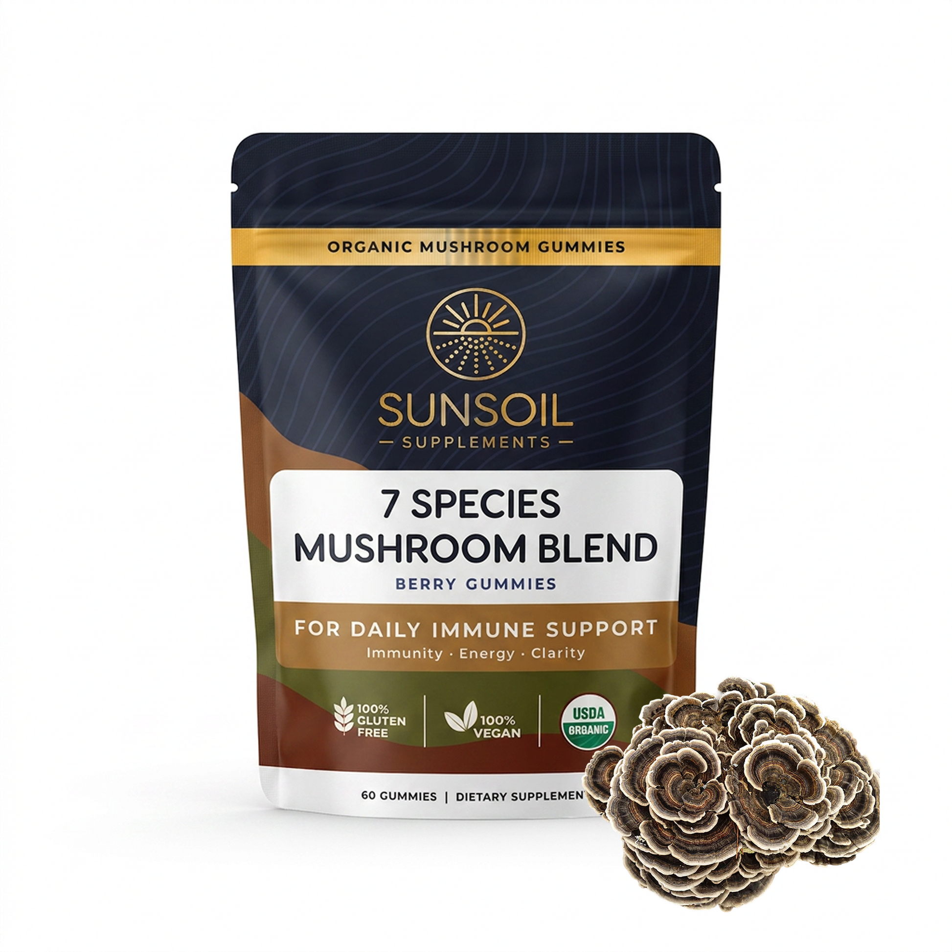 Mélange de 7 espèces de champignons