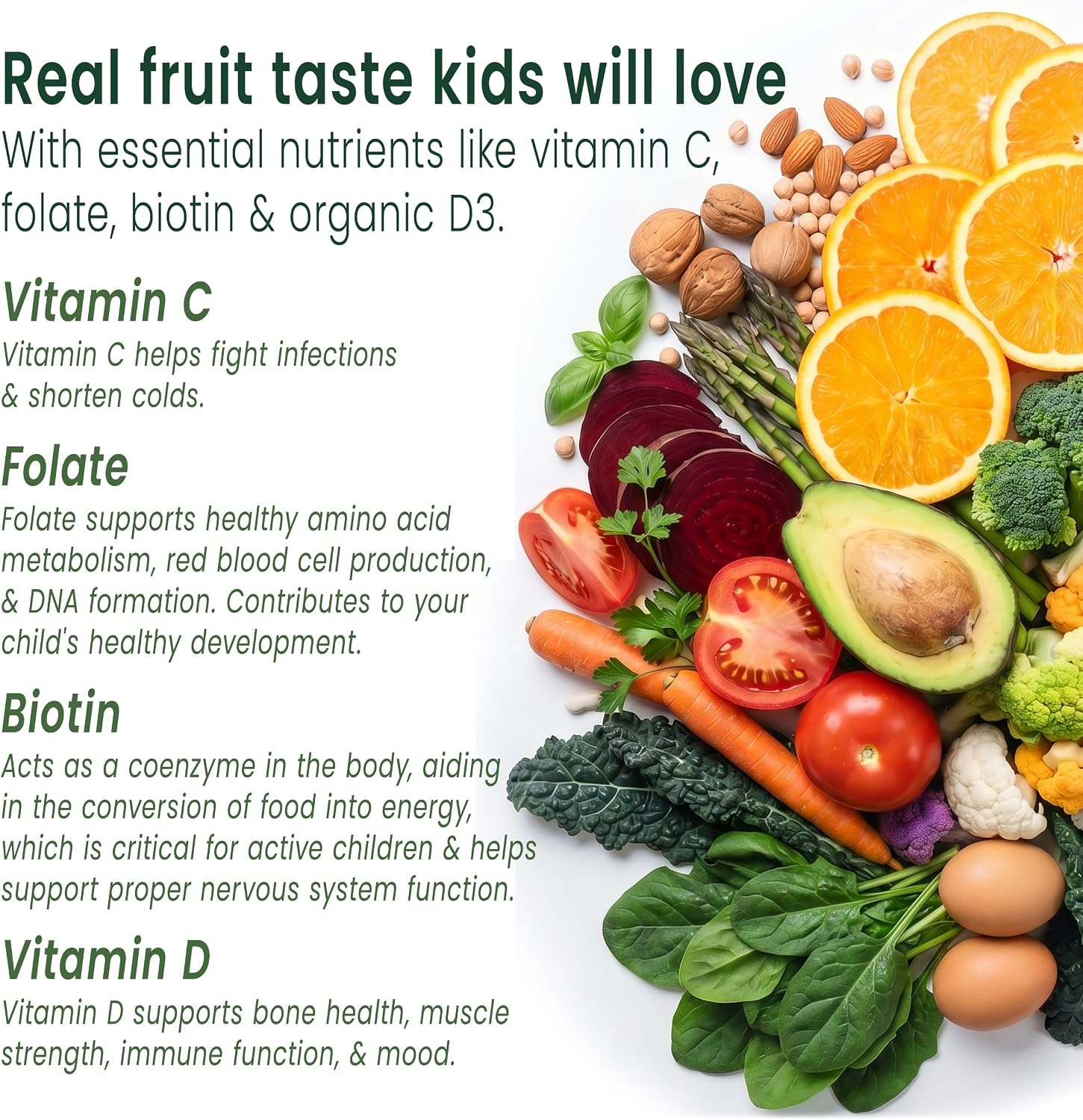 Multivitamines complètes pour enfants